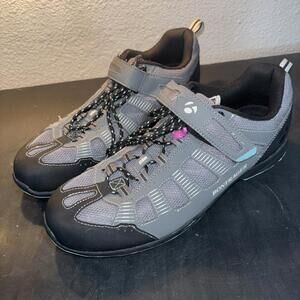 Bontrager SSR Inform Women’s Size 10.5 Cycling Shoes Black And Gray